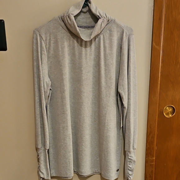 NWT Jones New York Funnelneck Tunic Top - Picture 1 of 12